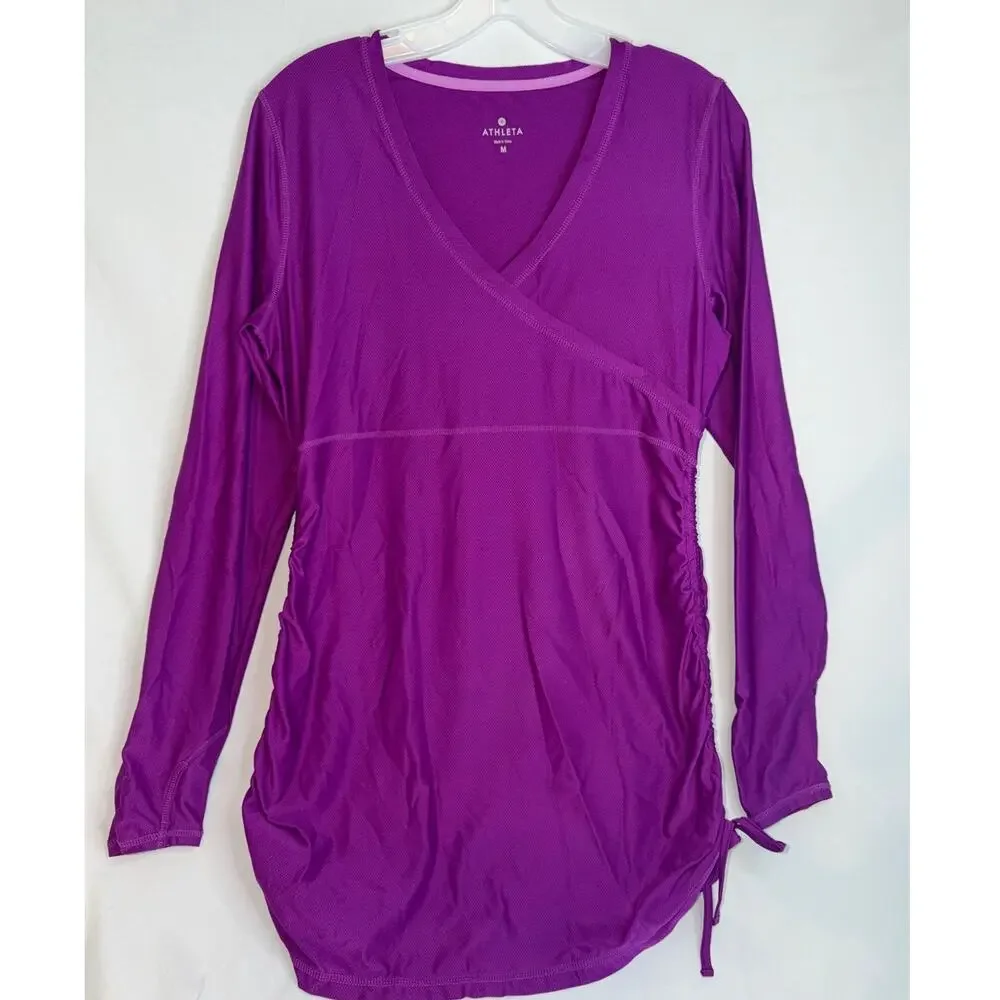 Athleta Purple Swim Cover Up UPF Lightweight Beach Pool Size MEDIUM - Picture 1 of 6